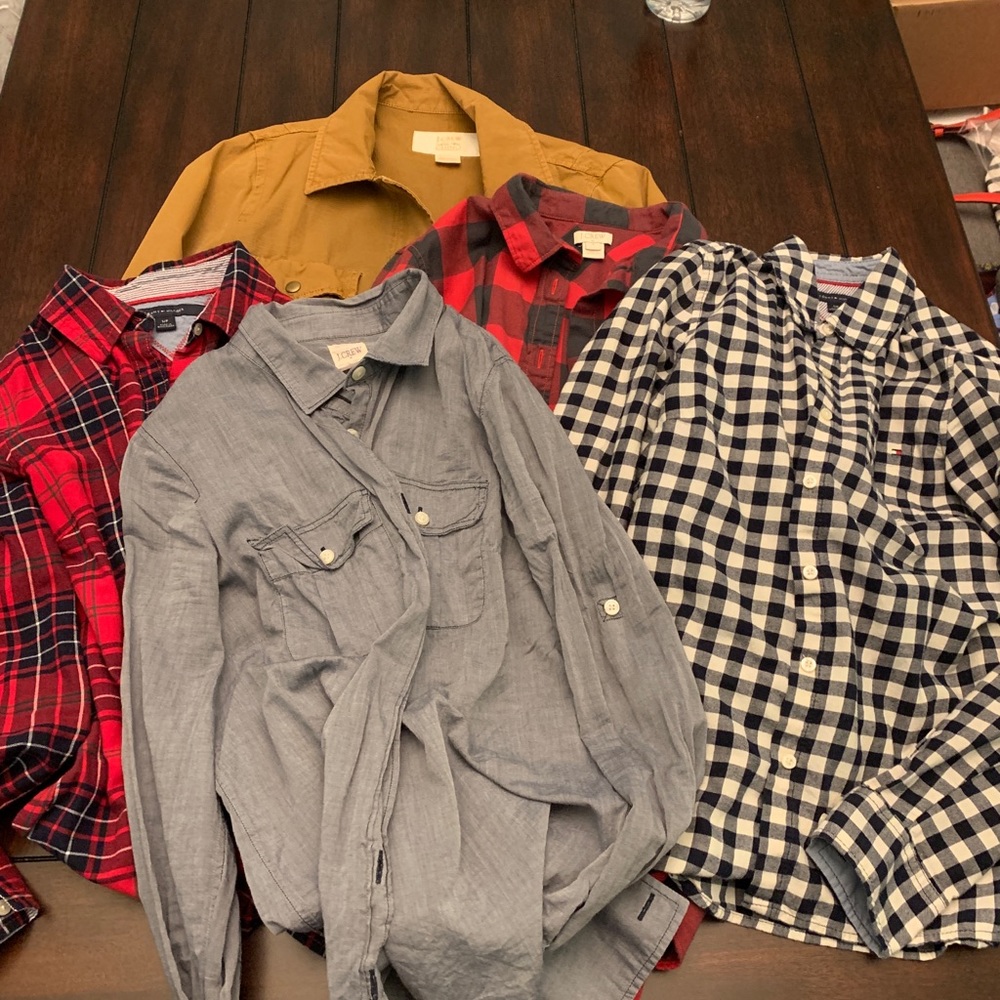 Lot of 5 items j.crew and Tommy Hilfiger